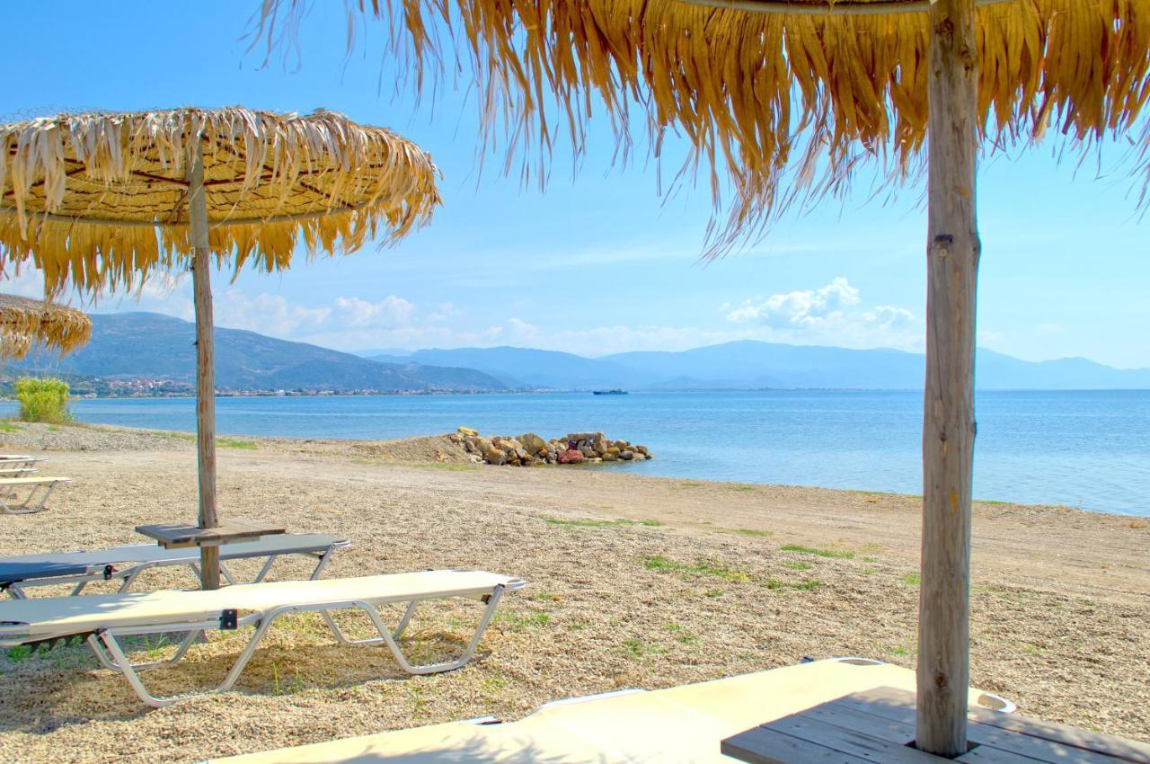 Epipleon Luxury Suites -102- Δωμάτιο 45Τμ Με Βεράντα 35Τμ Μπροστά Στη Θάλασσα Nafpaktos エクステリア 写真